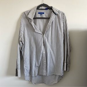 Mens Vince Camaro Slim Fit Button Down Shirt